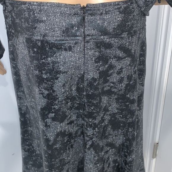 Joseph Ribkoff faux leather Gray Black two pieces Suit Blazer and skirt size 10 - Picture 14 of 16